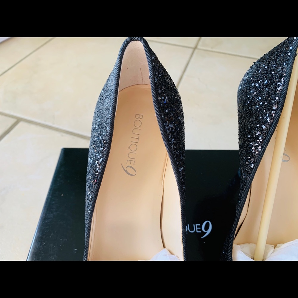Sparkly Black Heels from Boutique9 - Picture 6 of 8